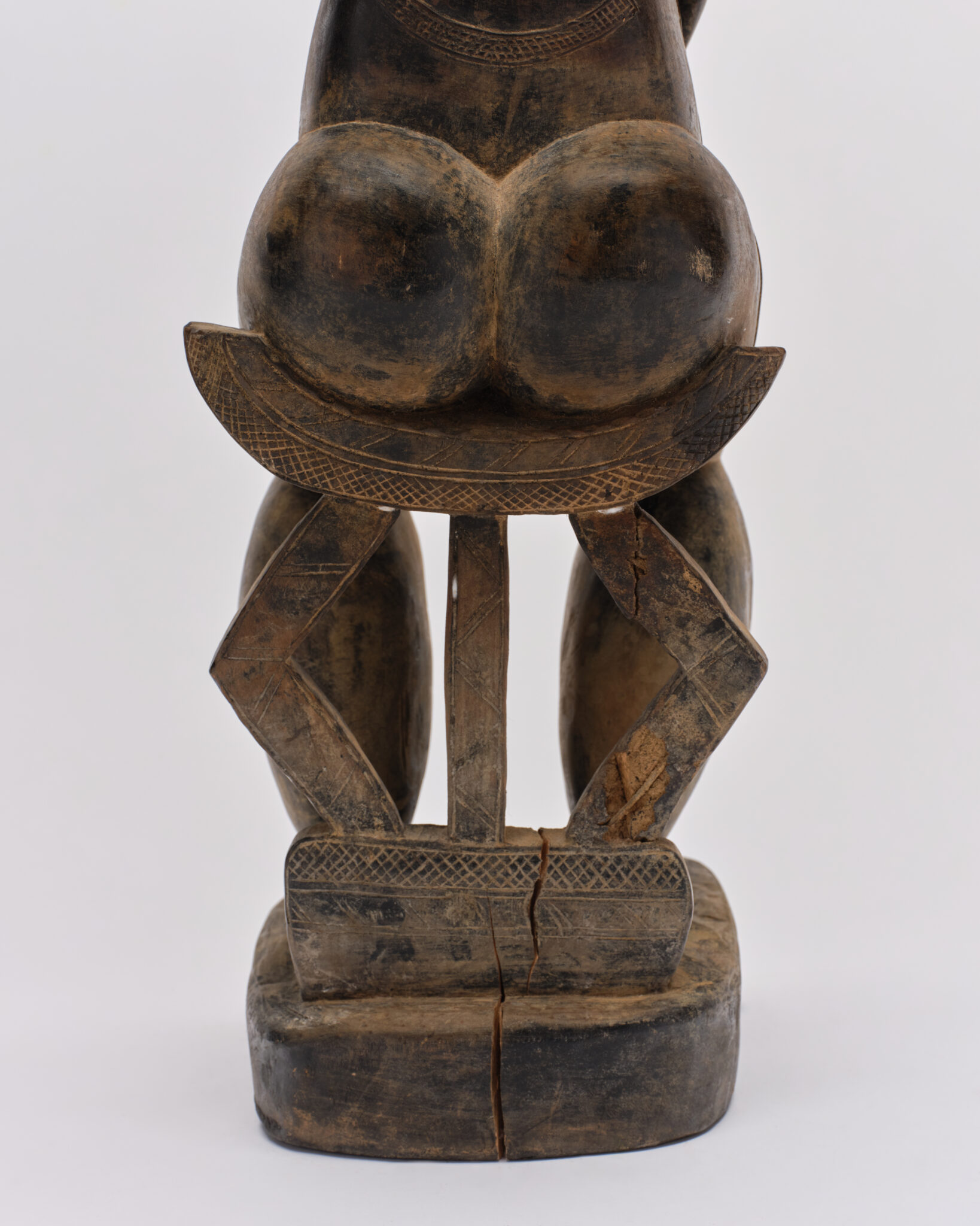 African Carved Wood Figure – Senufo Female Figure