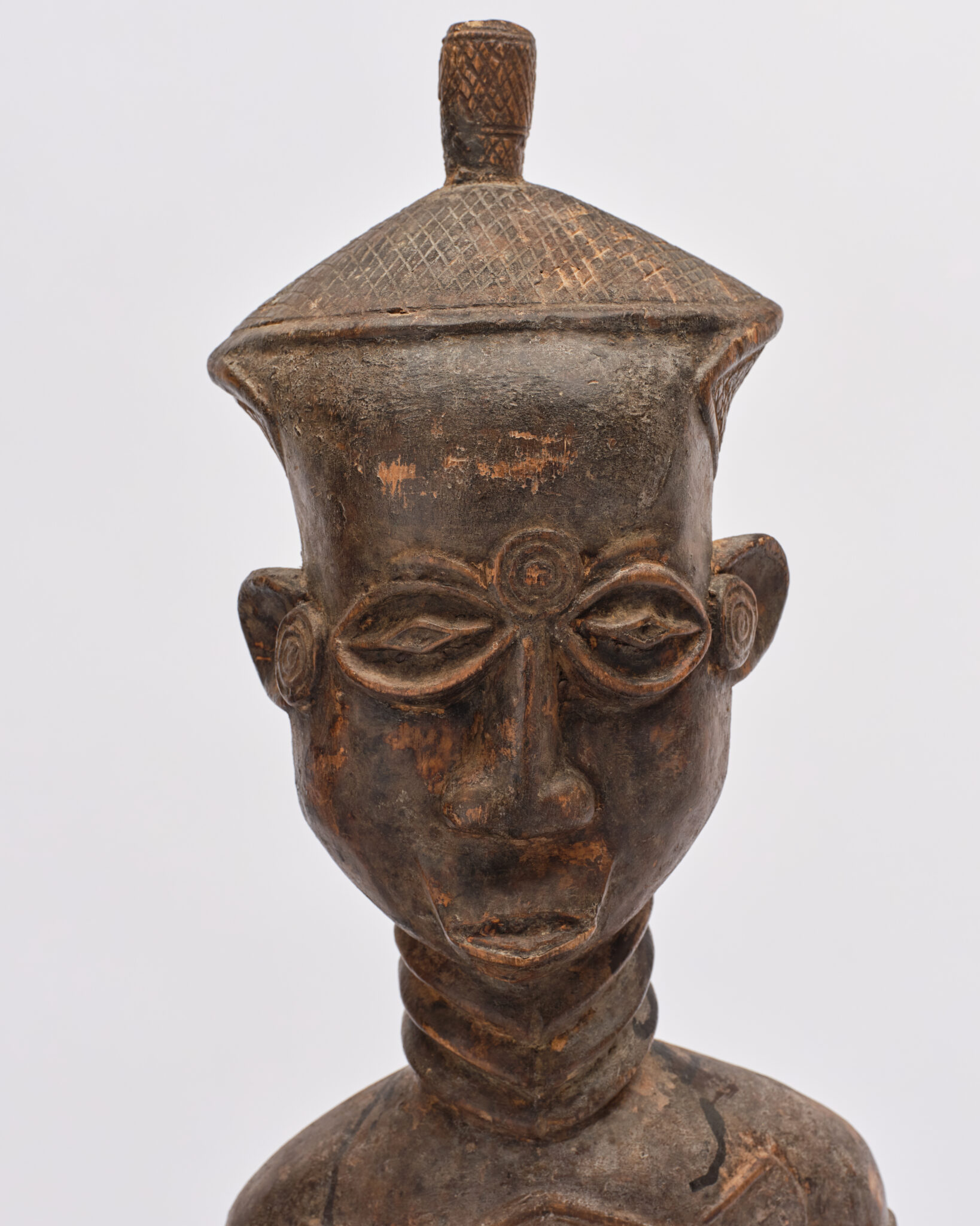 African Carved Wood Male Figure