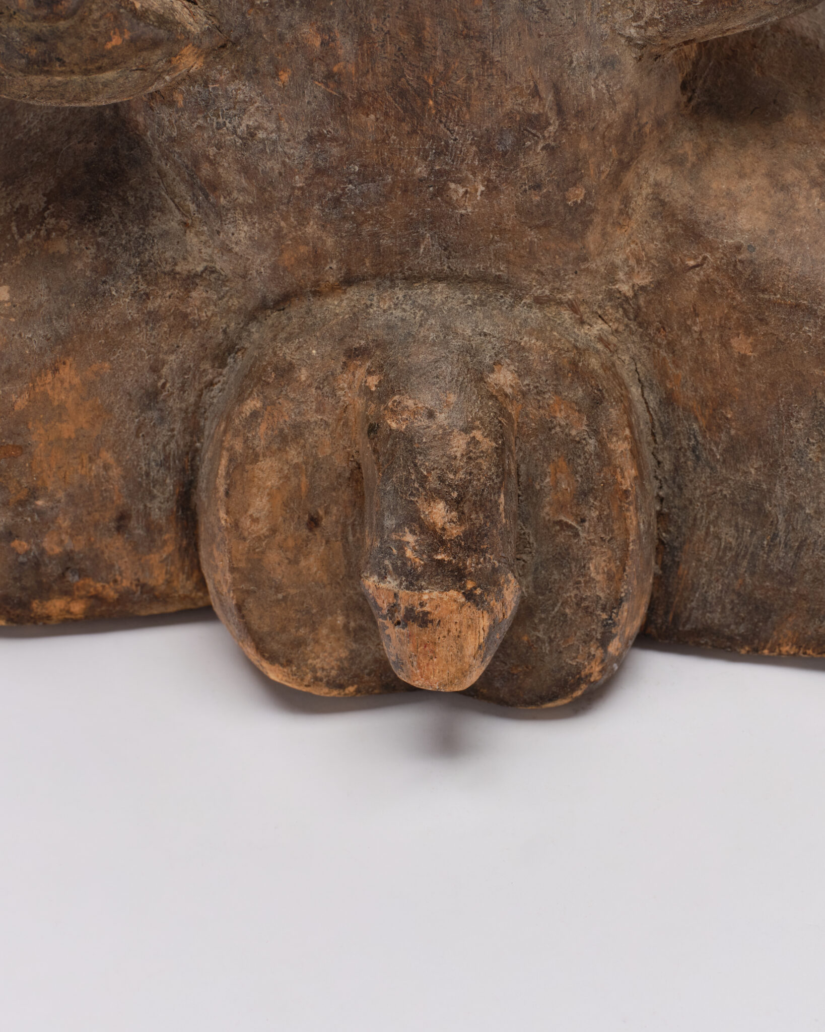 African Carved Wood Male Figure